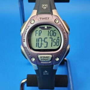 Vintage 2007 Timex Indiglo‎ Iron Man Triathlon 35mm Women's Quartz Sports Watch